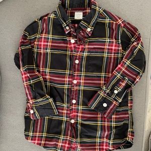 Boys crewcuts plaid long sleeve shirt. Size 3.